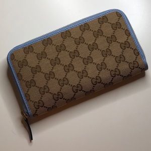 Authentic Zip Around Gucci Wallet